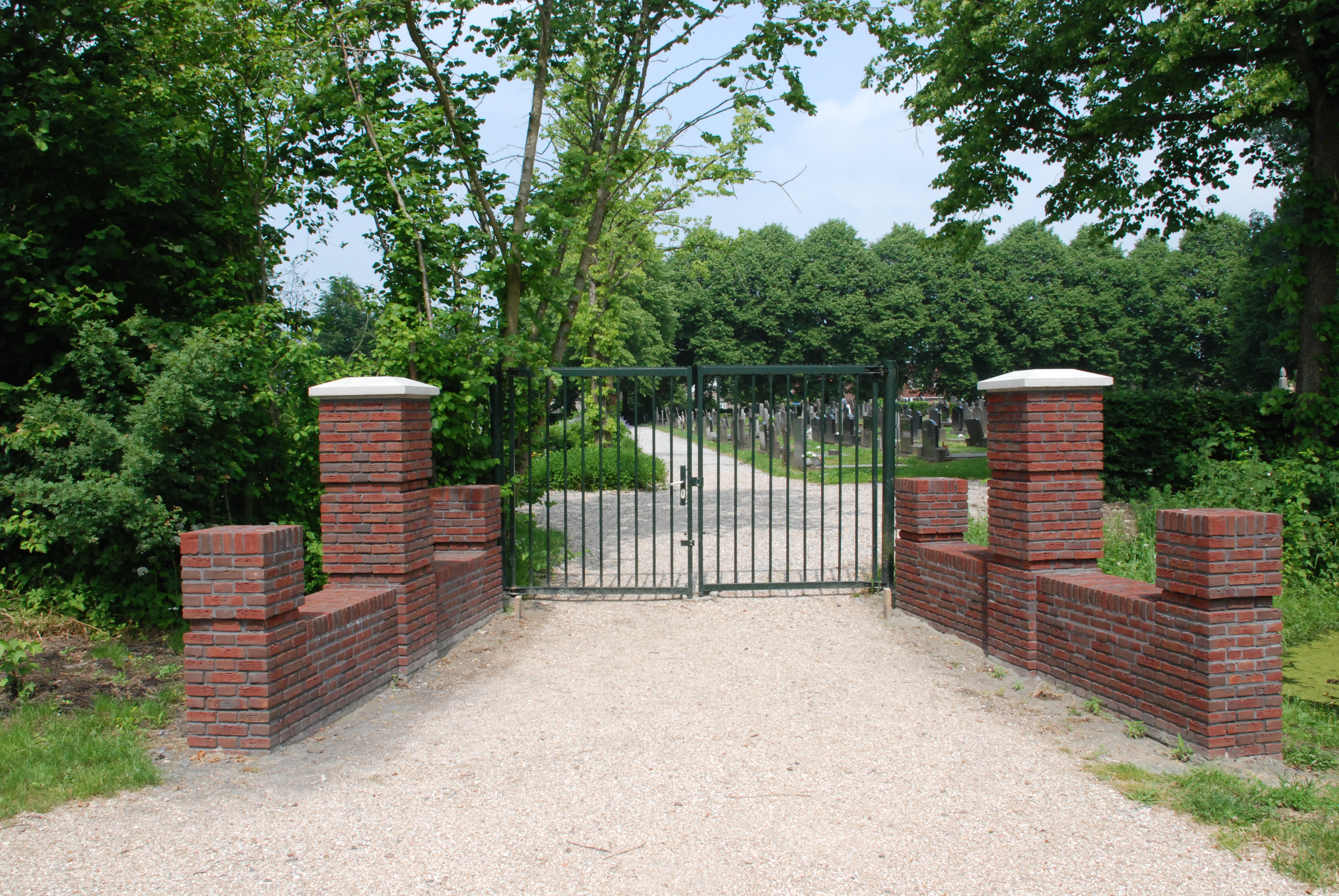 2018: toegangspoorten Wilhelminapark Grou, Leeuwarden