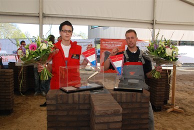 Winnaars NK Metselen en Voegen 2014